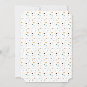 Niedliches Monster Halloween-KostümParty Einladung (Rückseite)