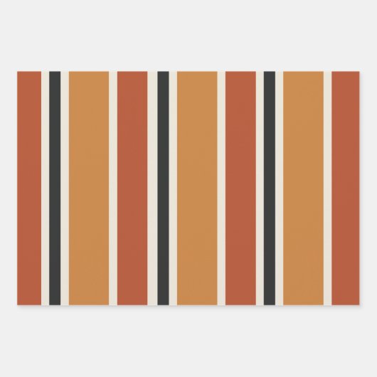 Niedliches Monster-Herbstfarben-Whimsisches Hallow Geschenkpapier Set (Vorderseite 2)