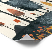 Niedliches Monster im wunderschönen Halloween-Kind Poster (Ecke)