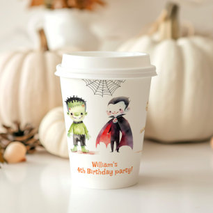 Niedliches Monster-Kostüm-Party Halloween Pappbecher