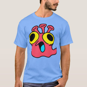 Niedliches Monster mit Albernem Gesicht T-Shirt