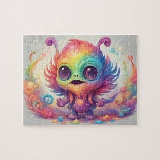 Niedliches Monster Puzzle (Horizontal)