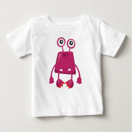Niedliches Monster, rosa Monster, Witziges Monster Baby T-shirt
