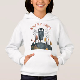 Niedliches Monster Spooky Vibes Fall Szenerie Hall Hoodie