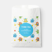 Niedliches Monster-Thema Geburtstagsparty Geschenktütchen (Vorderseite)