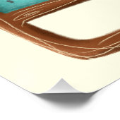 Niedliches Monster Toys Personalisiertes Kinderzim Poster (Ecke)