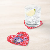 Niedliches Monster Valentinstag Untersetzer (Vor Ort)