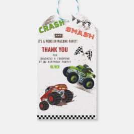 Niedliches Monster Vielen Dank Auto Truck Kinderge Geschenkanhänger