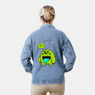 niedliches Monsterbob Jeansjacke