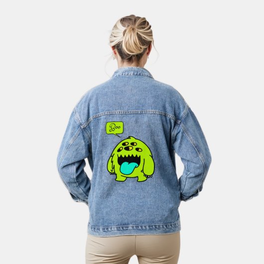niedliches Monsterbob Jeansjacke (Modell)