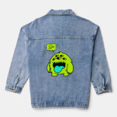 niedliches Monsterbob Jeansjacke (Rückseite)
