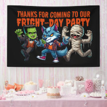Niedliches Monsterrific Fright Day Halloween-Party