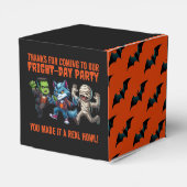 Niedliches Monsterrific Fright Day Halloween-Party Geschenkschachtel (Rückseite)