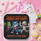 Niedliches Monsterrific Fright Day Halloween-Party Pappteller (Party)