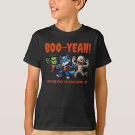 Niedliches Monsterrific Fright Day Halloween-Party T-Shirt