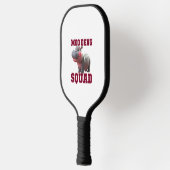 Niedliches MOO DENG SQUAD Baby Hippo Team Cheer Gi Pickleball Schläger (Links)
