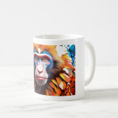 Niedliches Mosaik Fantasy Tasse Design. (VorderseiteRechts)