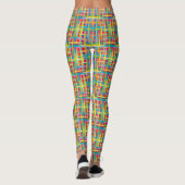 Niedliches Mosaikbild Leggings (Rückseite)