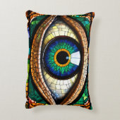 Niedliches Mosaikglas-Design Dekokissen (Rückseite(Vertikal))