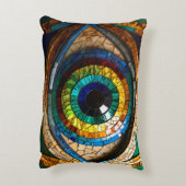 Niedliches Mosaikglas-Design Dekokissen (Rückseite(Vertikal))