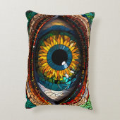 Niedliches Mosaikglas-Design Dekokissen (Rückseite(Vertikal))