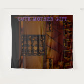 NIEDLICHES MOTHER GIFT_IMG_BLACK_BROWN_RMDESIGNFLO WANDTEPPICH (Vorderseite (Horizontal))