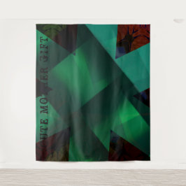 NIEDLICHES MOTHER GIFT_IMG_BLACK_GREEN_RMDESIGNFLO WANDTEPPICH