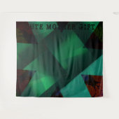 NIEDLICHES MOTHER GIFT_IMG_BLACK_GREEN_RMDESIGNFLO WANDTEPPICH (Vorderseite (Horizontal))