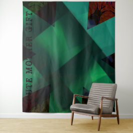 NIEDLICHES MOTHER GIFT_IMG_BLACK_GREEN_RMDESIGNFLO WANDTEPPICH