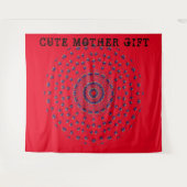 NIEDLICHES MOTHER-GIFT_ROSE_RED_RMDESIGNFLO55_-TAP WANDTEPPICH (Vorderseite (Horizontal))