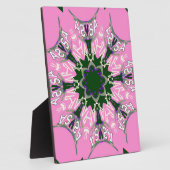 Niedliches Motiv für die bläserne Mode in Schwarz Fotoplatte (Seite)