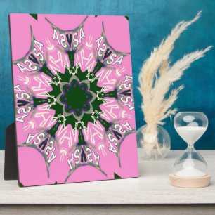 Niedliches Motiv für die bläserne Mode in Schwarz  Fotoplatte