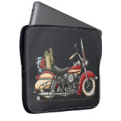 Niedliches Motorrad Laptopschutzhülle (Vorne Rechts)