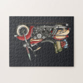 Niedliches Motorrad Puzzle (Horizontal)