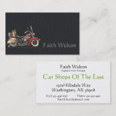 Niedliches Motorrad Visitenkarte (Vorne/Hinten)