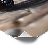 Niedliches Motorradfahren Poster (Ecke)