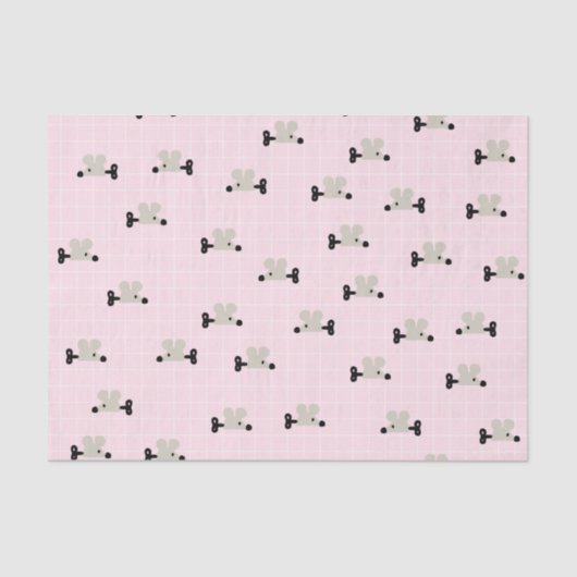 Niedliches Mouse-Spielzeug Seidenpapier (Vorderseite)