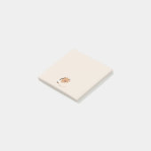 Niedliches müdes Capybara Post-it Klebezettel (angewinkelt)