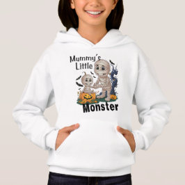 Niedliches Mummy's Little Monster Funny Halloween  Hoodie