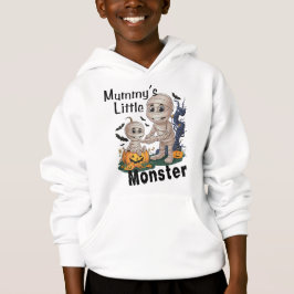 Niedliches Mummy's Little Monster Funny Halloween  Hoodie