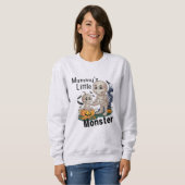 Niedliches Mummy's Little Monster Funny Halloween  Sweatshirt (Vorne ganz)