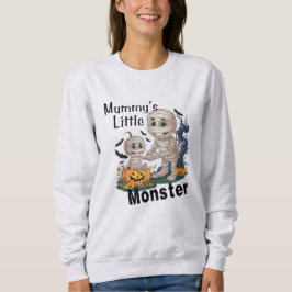 Niedliches Mummy's Little Monster Funny Halloween  Sweatshirt