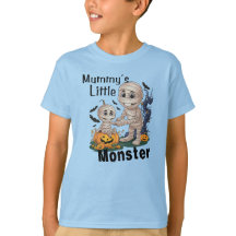 Niedliches Mummy's Little Monster Funny Halloween 