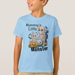 Niedliches Mummy's Little Monster Funny Halloween T-Shirt