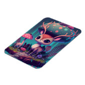 Niedliches Mushroom Deer Fantasy Art Magnet (Linke Seite)