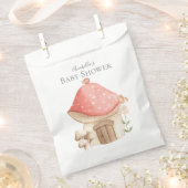 Niedliches Mushroom House Garden Thema Kinderdusch Geschenktütchen (Ausgeschnitten)