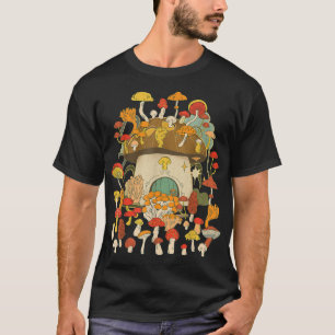Niedliches Mushroom House Goth Fairy Grunge Fairyc T-Shirt