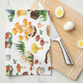 Niedliches Mushroom-Muster Geschirrtuch (Viertel Falte)