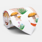 Niedliches Mushroom-Muster Krawatte (Gerollt)