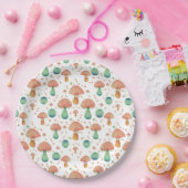 Niedliches Mushroom Muster Pappteller (Party)